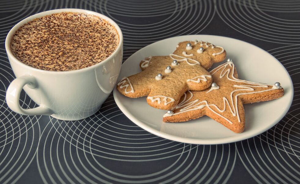 cookies and ginger coffee for potency